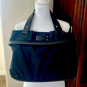 Kate Spade shoulder/tote bag. Fun polkadot inside lining with pockets